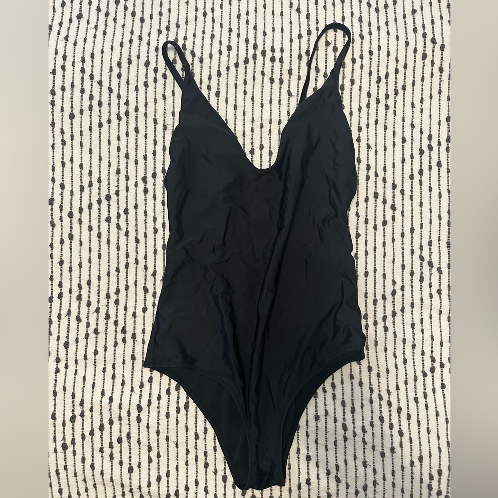aerie scoop back cheeky one piece